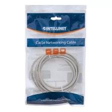 Cable Patch Cat 6 Utp 3.0mts Intellinet Gris 334129 /v /v Color Gris Claro