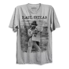 Camiseta - Raul Seixas - Metrô Linha 743 (cinza Mescla)