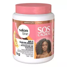 Ativador Cachos Mel E Argan Restaura Define Salon Line 1kg