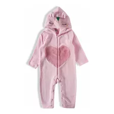 Pijama Unicornio Infantil Bebe Macacão Pelúcia Tip Top Envio