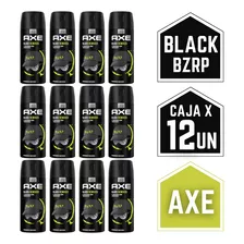 Desodorante Axe Fragancia Black Sin Irritación Pack X12 