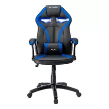 Cadeira De Escritório Gamer Ergonômica Mymax Mx1 Preta/azul 
