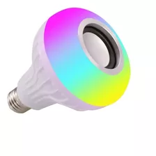 Foco Led 12w Bocina Multicolor Rgb Bluetooth Mayoreo 50 Pzas