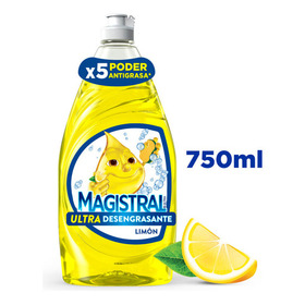 Detergente LÃ­quido Lavavajillas Magistral LimÃ³n Ultra 750 Ml