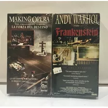 Opera Andy Warhol Frankestein Forza Del Destino 2 Vhs Nuevos