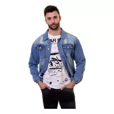 Chaqueta De Jean Bordada