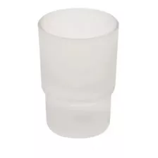 Repuesto Plato Jabonera + Vaso De Vidrio Opaco 