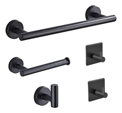 Primera imagen para búsqueda de set baño negro
