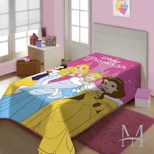 Cobertor Jolitex Solteiro Princesas Disney Raschel 1,50x2,00