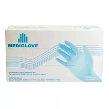 Guantes Descartables Antideslizantes Mediglove Color Azul Talle S De Nitrilo En Pack De 10 X 100 Unidades