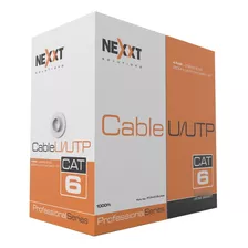 Cable Red U/utp Nexxt Cat 6 305m Interior Certifica Gigabit