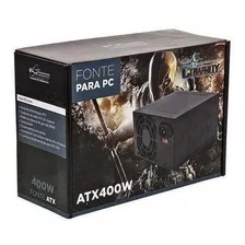 Fonte Gamer Silenciosa Atx 400w Cowboy Kp-532 Bivolt