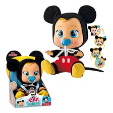 Boneca Cry Babies Mickey Mouse Chora De Verdade Multikids