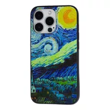 Case Para iPhone Noche Estrellada Van Gogh - Funda