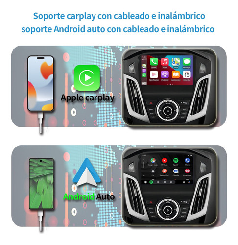 Estreo Carplay 2gb+32gb Android Para Ford Focus 2012-2018 Foto 4