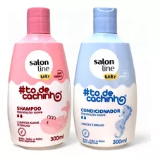 Kit Shampoo + Condicionador #todecachinho Baby Salon Line