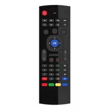 Controle Tv Teclado Sem Fio Bluetooth Iluminado Smart Box Pc