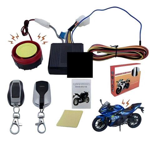 Foto de Alarma Para Moto De Largo Alcance Con 2 Controles Kit Sensor