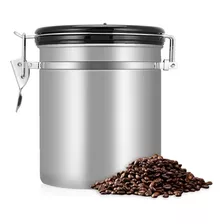 1.5l 304 Acero Inoxidable Hermético Granos De Café Contenedo