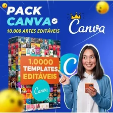 +10mil Artes Canva Feed Stories +mega Pack - Envio Imediato