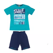 Conjunto Infantil Roupa Menino Premium Luxo Primavera Verão