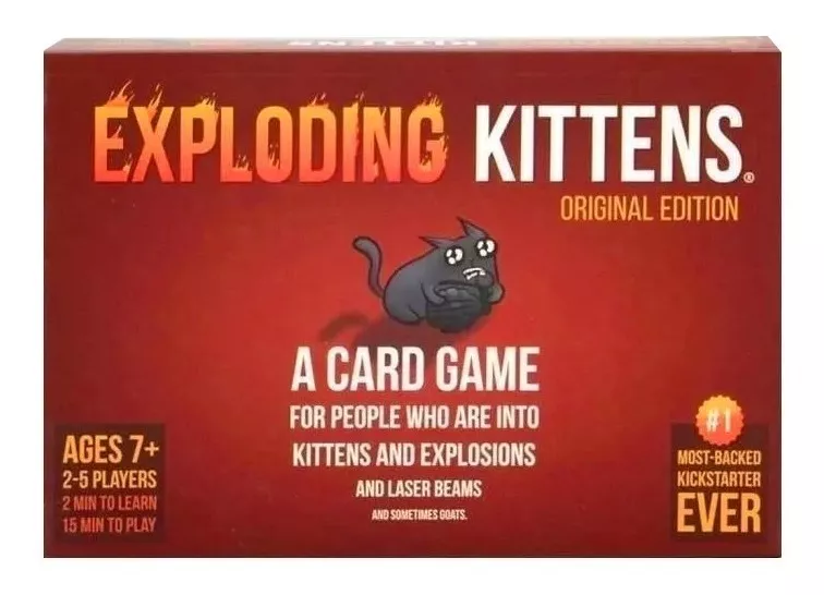 Juego De Cartas Exploding Kittens Original Exploding Kittens