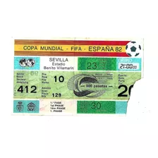 Ingresso Copa 82 - Brasil X Nova Zelandia - Original
