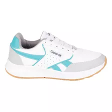 Tenis Casual Urbano Color Blanco Fratello Para Mujer 0047