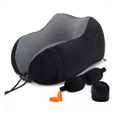 Set Almohada De Viaje + Cubre Ojos + Tapones Oídos - Kubo