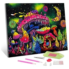 Kit De Pintura De Diamantes De Setas Adultos Y Niños, ...