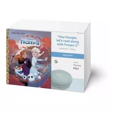 Google Home Mini (aqua) & Frozen Ii Book Bundle