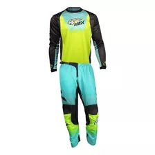 Conjunto Roupa Amx Silver Off Road Motocross Trilha Enduro