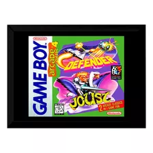 Quadro Decorativo Capa Arcade Classic 4 A4 33x25 Cm Game Boy