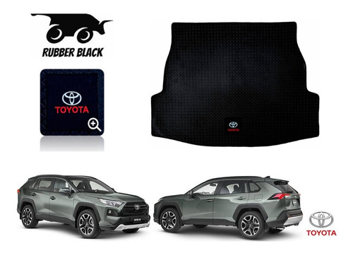 Tapetes Logo Toyota + Cajuela Rav4 2019 2020 2021 2022 2023 Foto 2