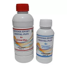 Epoxy Cristal Plus 1kg, Máxima Transparencia, Resina Epoxica