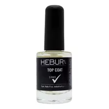 Heburn Esmalte Uñas 191 Top Coat Laca Protección Manicuria Color Transparente