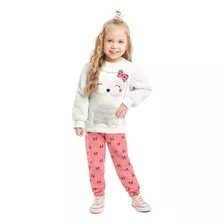 Conjunto Infantil Feminino Casaco + Calça Kyly