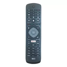 Controle Remoto Compatível Com Tv Philips Smart 4k Lcd Led Função Netflix