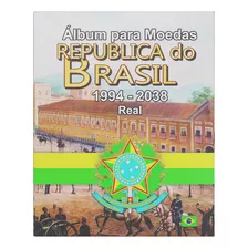 Album Para Moedas Do Real Até 1994 Ate 2038 Todas Comemorati