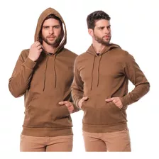 Blusa Frio Masculina C Capuz Jaqueta Casaco Sport Fino Bolso