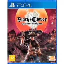 Jogo Midia Fisica Black Clover Quartet Knights Para Ps4