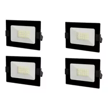  Reflector Led Bellalux 30w Luz Cálida Exterior Pack X 4