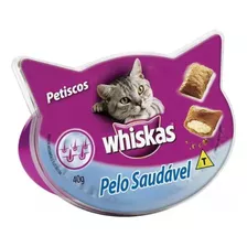 Petisco Whiskas Gatos Adultos Pelo Saudavel 40gr