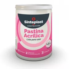 Pastina Lista Para Usar Sinteplast 1.25 Kg Alta Calidad Color Hueso