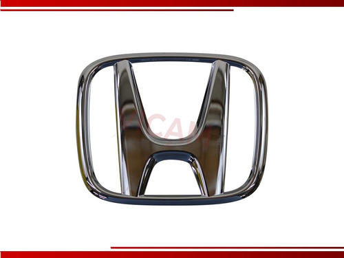 Emblema Honda 14.2 X 11.5 Cm Cromado Foto 4