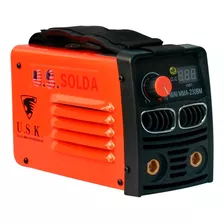 Máquina De Solda Inverter Usk Mini Mma-230bm Laranja E Preta 60hz 220v