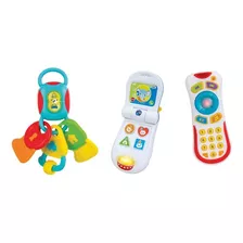 Brinquedo Musical P/ Bebê Chaveiro Controle E Celular Winfun