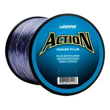 Linha Monofilamento Action Grey 0.37mm 600m - Marine Cor Cinza