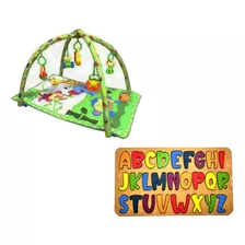 Alfabeto Pedagógico + Tapete Musical Brinquedo Infantil 