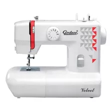 Máquina De Coser Recta Godeco Velvet Portable Blanca 220v